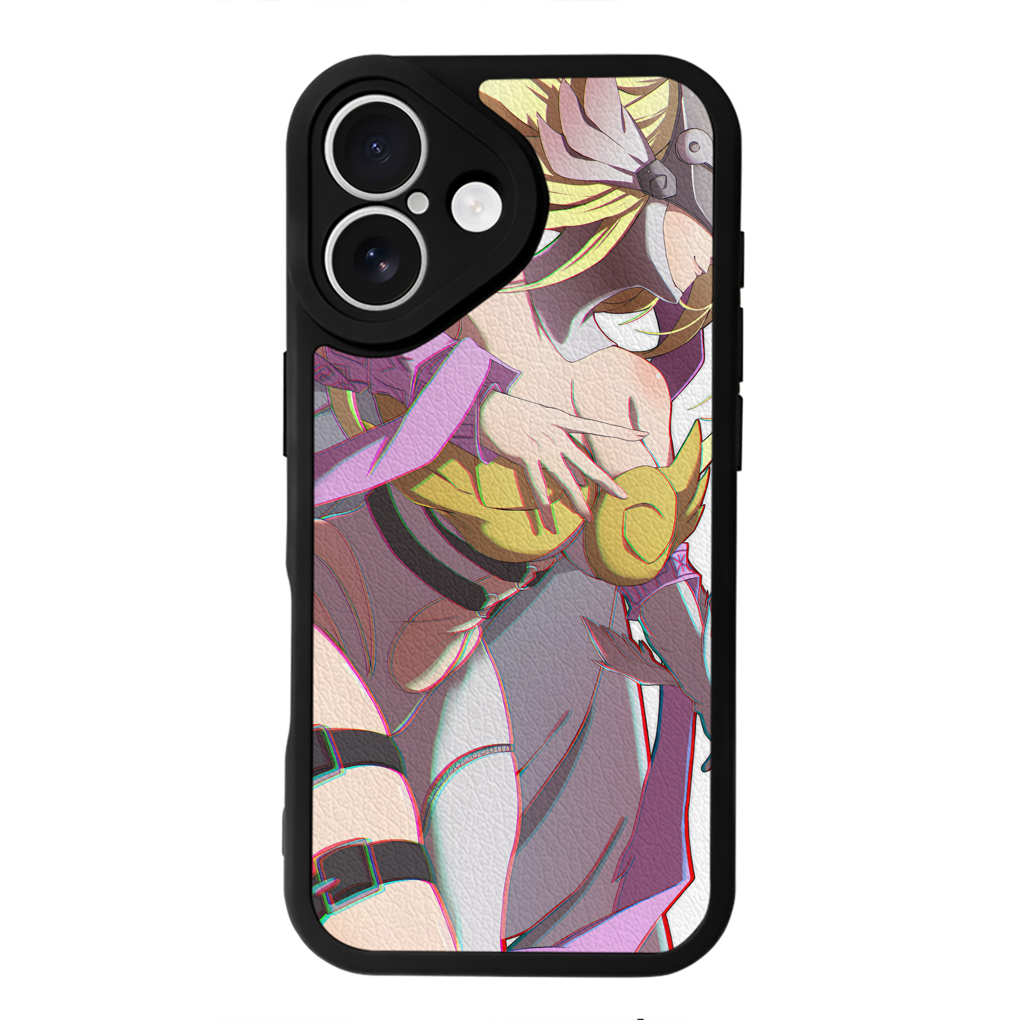 （画像用） Digimon デジタルモンスター/デジモン 【iPhone 16シリーズ対応】シリコンスマホケース（レザー調） 材質：シリコン